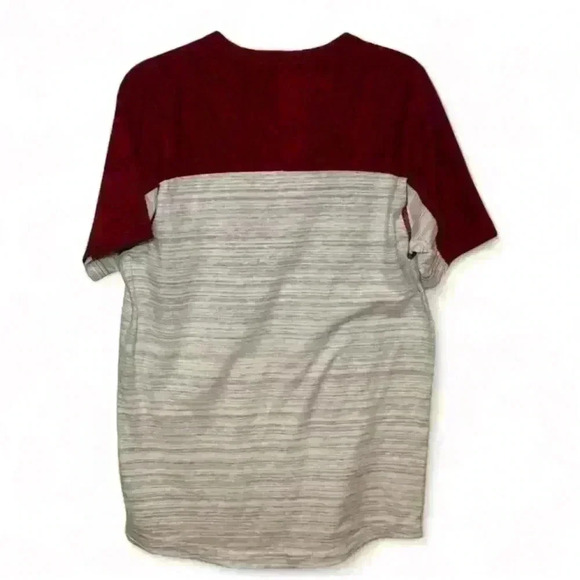 American Eagle Men's XS Gray Henley Shirt Colorblock Active Flex - Picture 3 of 4